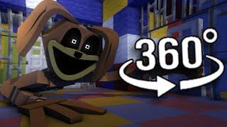 Poppy Playtime Chapter 3 - Minecraft 360° VR Animation DogDay Chase Scene