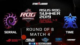 2019 Assembly Summer Ro8 Match 4 Serral Z vs TIME T