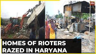 Days After Riots Bulldozer Action In Haryanas Nuh On Chief Ministers Orders