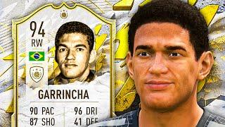 IS HE WORTH 17 TOKENS?  94 ICON GARRINCHA PLAYER REVIEW - FIFA 22 Ultimate Team