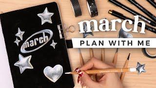 PLAN WITH ME  March 2024 Bullet Journal Setup
