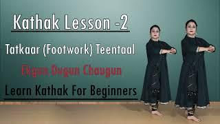 Kathak Dance Lesson -2  Learn Kathak For Beginners  Footwork  Himani Saraswat  #tutorial