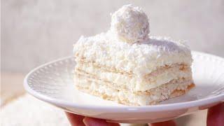 Raffaello Cake Only 10 Minutes Preparation No Bake