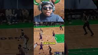 Why Jaylen Brown Dunk On Grayson Allen Like That #jaylenbrown #bostonceltics #jaysontatum #nba