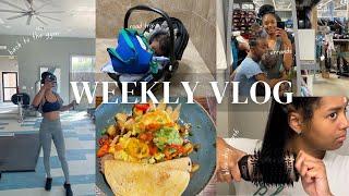 weekly vlog fl to tx family brunch back in gym blow dryer brushfinally & LIVE your life