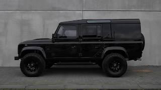 THE DARK KNIGHT - LANDROVER DEFENDER 110 - 39L V8 - Hand built in Amsterdam by The Landrovers