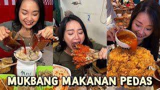 MUKBANG SATE TAICHAN 100 TUSUK - TIKTOK KULINET1MENIT MAKAN PEDAS