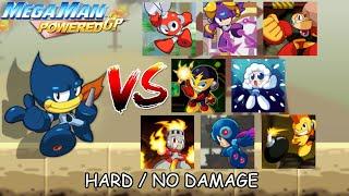 Mega Man Powered Up All Bosses as OILMAN HardNo Damage