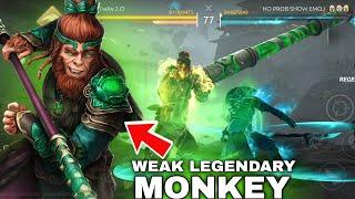 Best of WEAK LEGENDARY MONKEY he needs power shadow fight 4 monkey king monkey king shadow fight