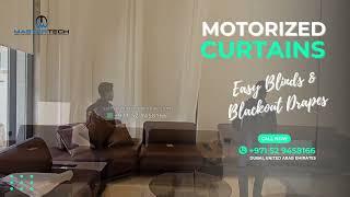 Motorized Curtain  Smart Curtain  Easy Blinds and Blackout Drapes
