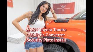 2022+ Toyota Tundra Hybrid Catalytic Converter Plate - Hybrid