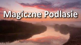 Magiczne Podlasie - wchód słońca nad łąkami nad Narwią