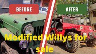 Modified willys Jeep for sale  Jeep Modification in Chennai Tamilnadu contact 8072212738