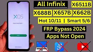 Infinix X688B  X657B  X6511B  X662B Frp Bypass 2024 Android 11  Remove Gmail Account Without Pc