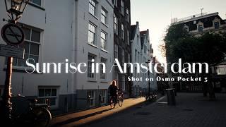 A Sunrise in Amsterdam  Osmo Pocket 3 Cinematic