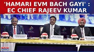 EVM Bach Gayi EC Chief Rajeev Kumar Says Voter Turnout Likely To Exceed 66%