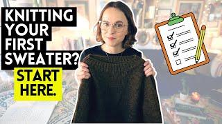 Watch this before you knit your first sweater.   #knittingpodcast