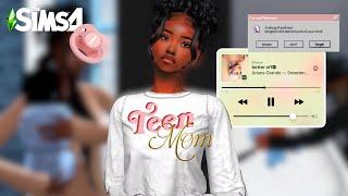 *new lp*  Teen Moms Life in a Hotel  The Sims 4 LP Episode 1