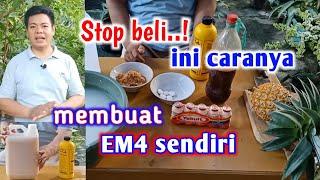 Stop Beli  Ini Cara Mudah Membuat EM4 Sendiri