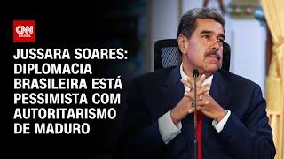 Jussara Soares Diplomacia brasileira está pessimista com autoritarismo de Maduro  CNN Prime Time