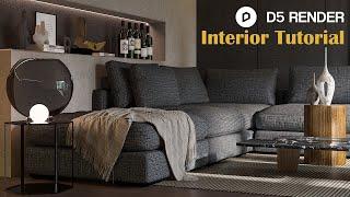 D5 render interior tutorial  D5 render tutorial for beginner