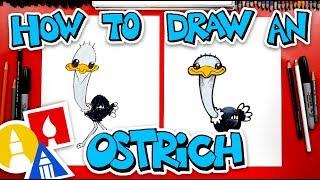 How To Draw An Ostrich