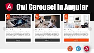 Owl Carousel In Angular  Angular Owl Carousel  Angular  Angular Tutorial  Owl carousel  Js
