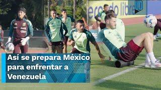 Así se prepara la Selección Mexicana para enfrentar a Venezuela en la Copa América I ENTRENAMIENTO