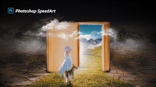 #4 The Book  Photoshop Manipulation SpeedArt