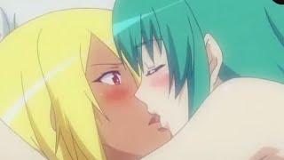 Yuri anime kiss scene #3