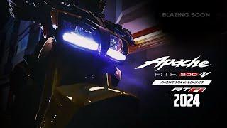 Finally 2024 Tvs Apache RTR 200 Officially Teased Pulsar Ns200 & 400 Killer   Launch & All 