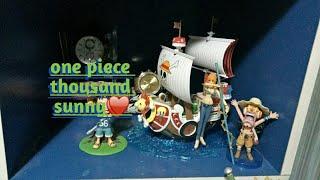 Unboxing and assembly of onepiece ship. THOUSAND SUNNY