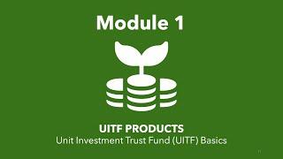 Module 1 UITF Products  UCP Training Video  TOAP 2021