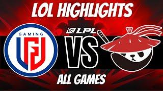 LGD vs AL- Highlights - ALL GAMES  LPL Summer 2023