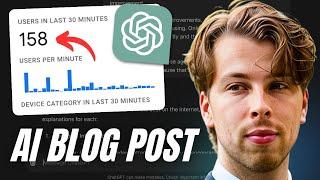 How to Write a Blog Post with AI The #1 Course on YouTube