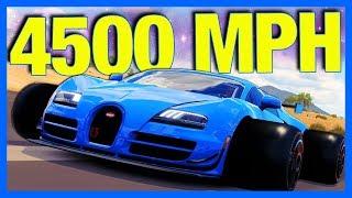 Forza Horizon 3  4500MPH BUGATTI VEYRON **500 Million Horsepower**