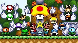 Super Mario Bros X SMBX 1.4.4 - PowerUps GFX SMW Modern Style . HD