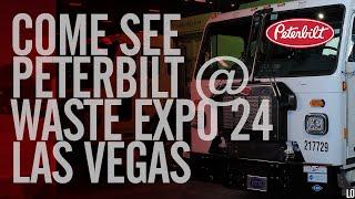 Peterbilt Showcases Refuse Lineup at WasteExpo 2024