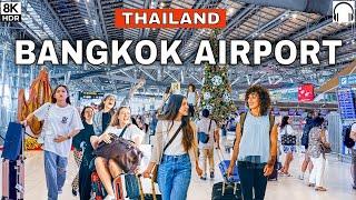 8K - Bangkok Airport  Suvarnabhumi Airport  Most Busiest Airport In Thailand 