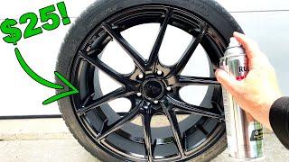 How To Spray Paint Your Wheels the Right Way ONLY $25