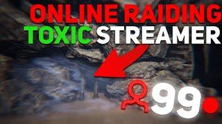 Online Raiding A TOXIC Streamer - ARK PvP