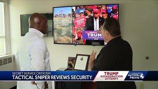 Tactical sniper calls Secret Service detail a failure at Trump rally in Butler