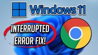 How to Solve Your Connection Was Interrupted Error Windows 1110