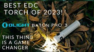 THE BEST EDC TORCH OF 2023? - O-Light Baton 3 Pro Review