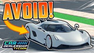 5 Cars You Should AVOID In Roblox Car Dealership Tycoon