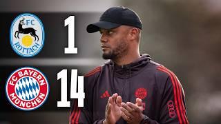 14 FC Bayern goals on Kompanys debut  FC Rottach-Egern – FC Bayern  Highlights 2024