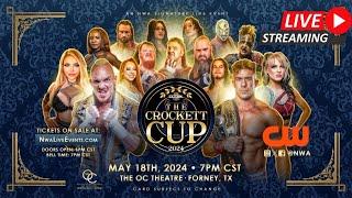 Lets Talk Crockett Cup 2024  NWA LIVE STREAM April 1 2024