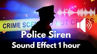 Police siren ringtone 1 hour Sound Effect Very Loud