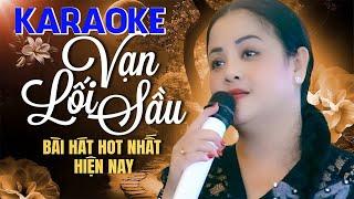 Karaoke Vạn Lối Sầu Tone Nữ Dễ Hát - Thảo My  Giọng Ca Toả Sáng