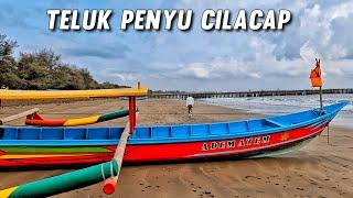 PANTAI TELUK PENYU CILACAP  JALAN JALAN DI ALUN ALUN CILACAP SARAPAN MENDOAN DI TELUK PENYU